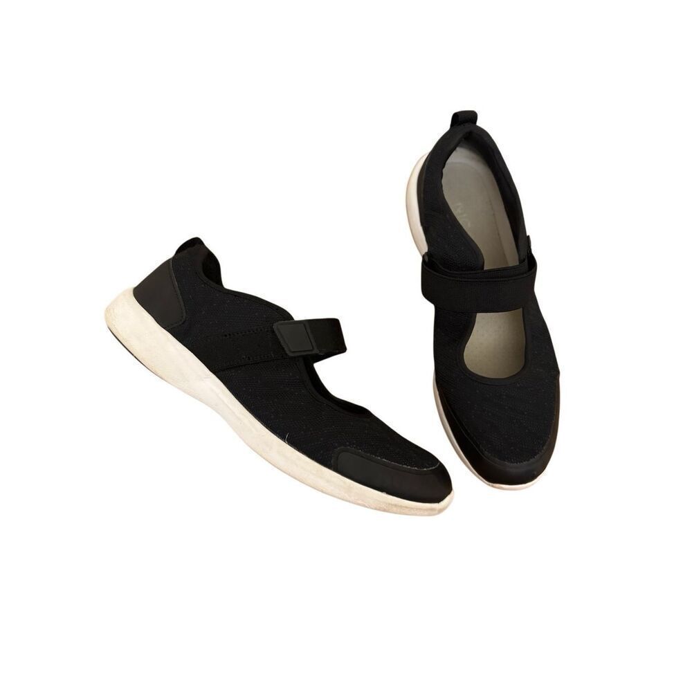 Vionic Jessica Mary Jane Sneakers Black Mesh Size 11